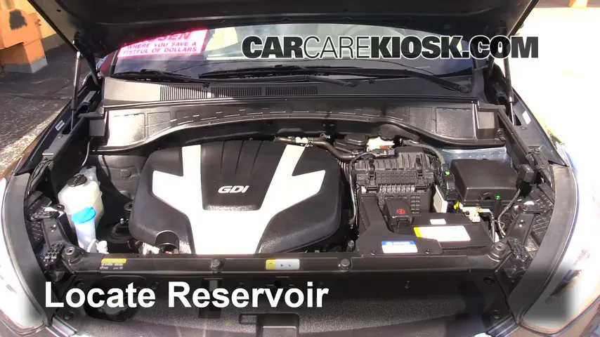 2013 Hyundai Santa Fe GLS 3.3L V6 Windshield Washer Fluid